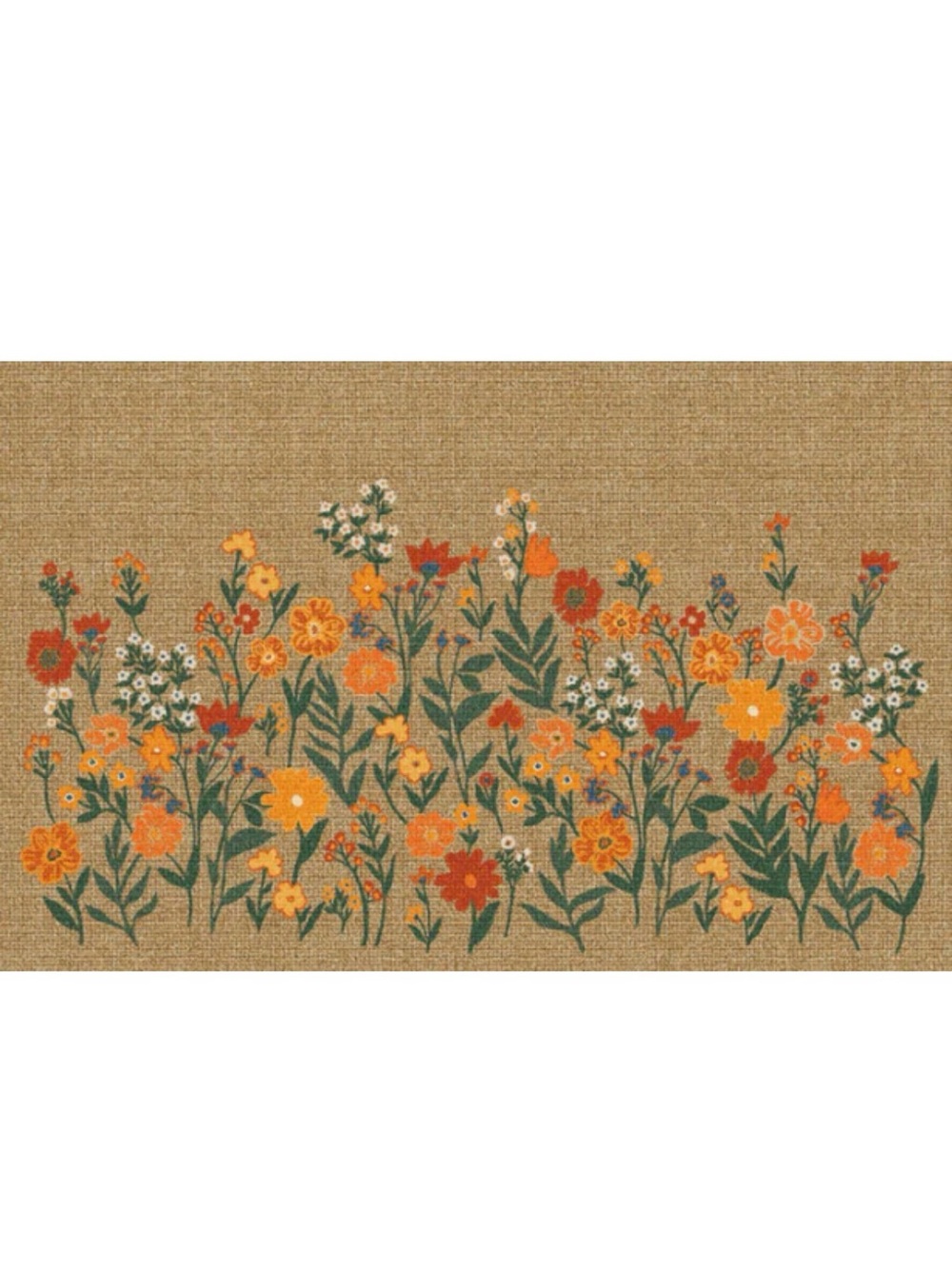 Ruggable - Blooming Garden Door Mat (standard 3’x2’)